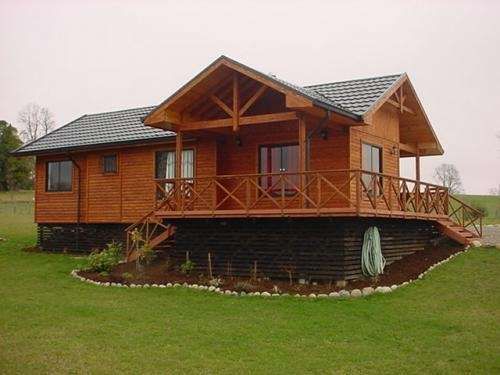 cabaña prefabricada de madera